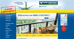 Desktop Screenshot of immo-contract.com