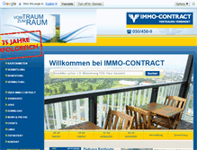 Tablet Screenshot of immo-contract.at